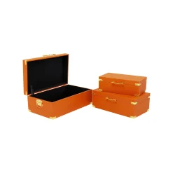 KARE Design Boîtes Noah Oranges Set De 3 ^ Boîte