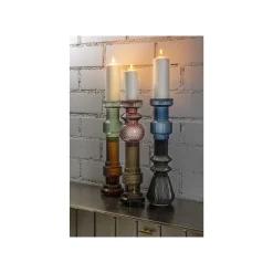 KARE Design Bougeoir Marvelous Duo Violet Gris 49cm ^ Bougeoir & Lanterne