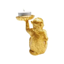KARE Design Bougeoir Singe Doré ^ Bougeoir & Lanterne