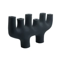 KARE Design Bougeoir Sticker 6 Bras Noir Mat ^ Bougeoir & Lanterne