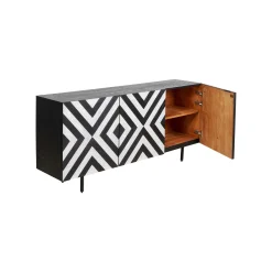 KARE Design Buffet Arctic Noir Et Blanc ^ Buffet