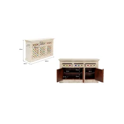 KARE Design Buffet Bazar 3 Portes 3 Tiroirs ^ Buffet