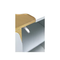 KARE Design Buffet Cracked Blanc Et Doré ^ Buffet
