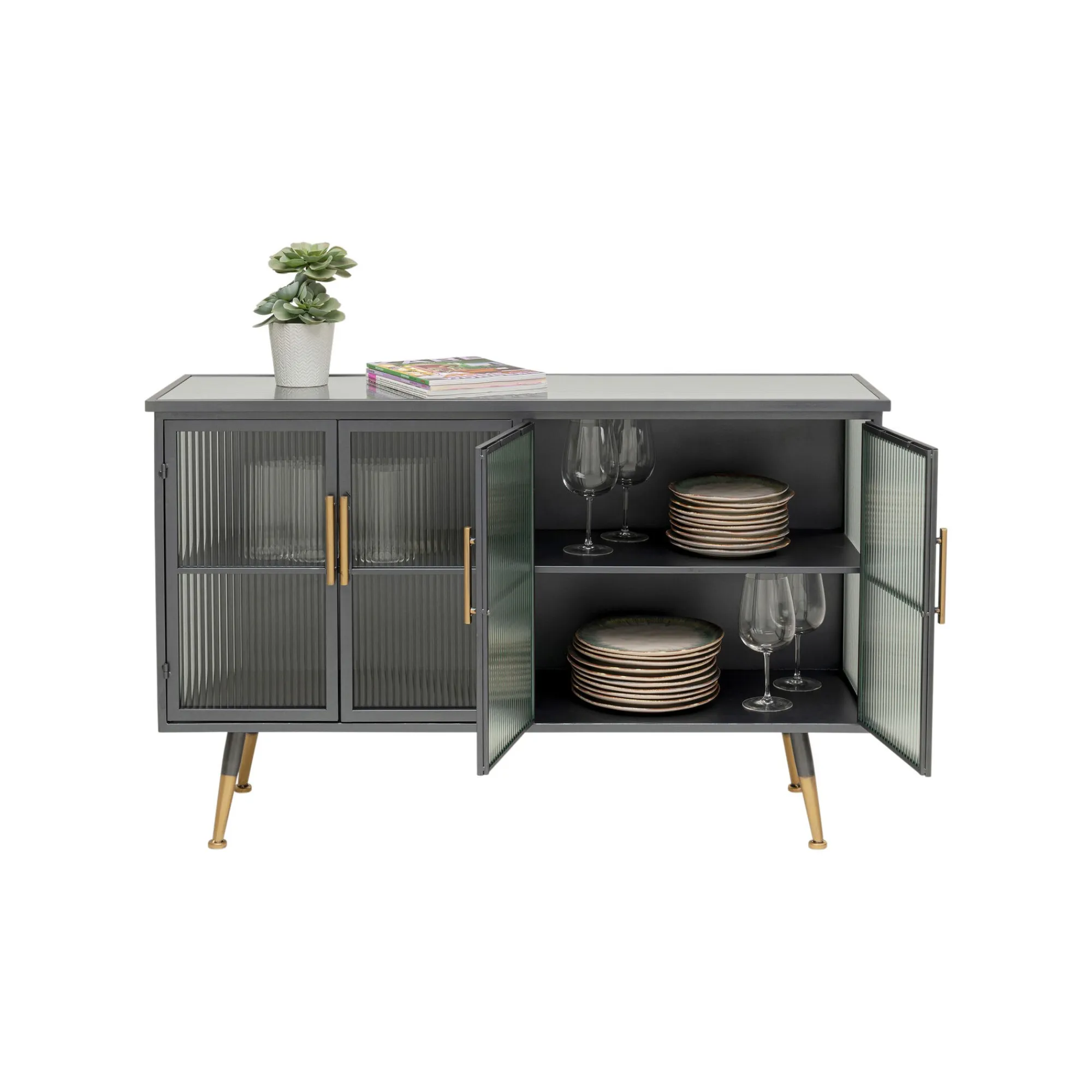 KARE Design Buffet La Gomera 4 Portes ^ Buffet