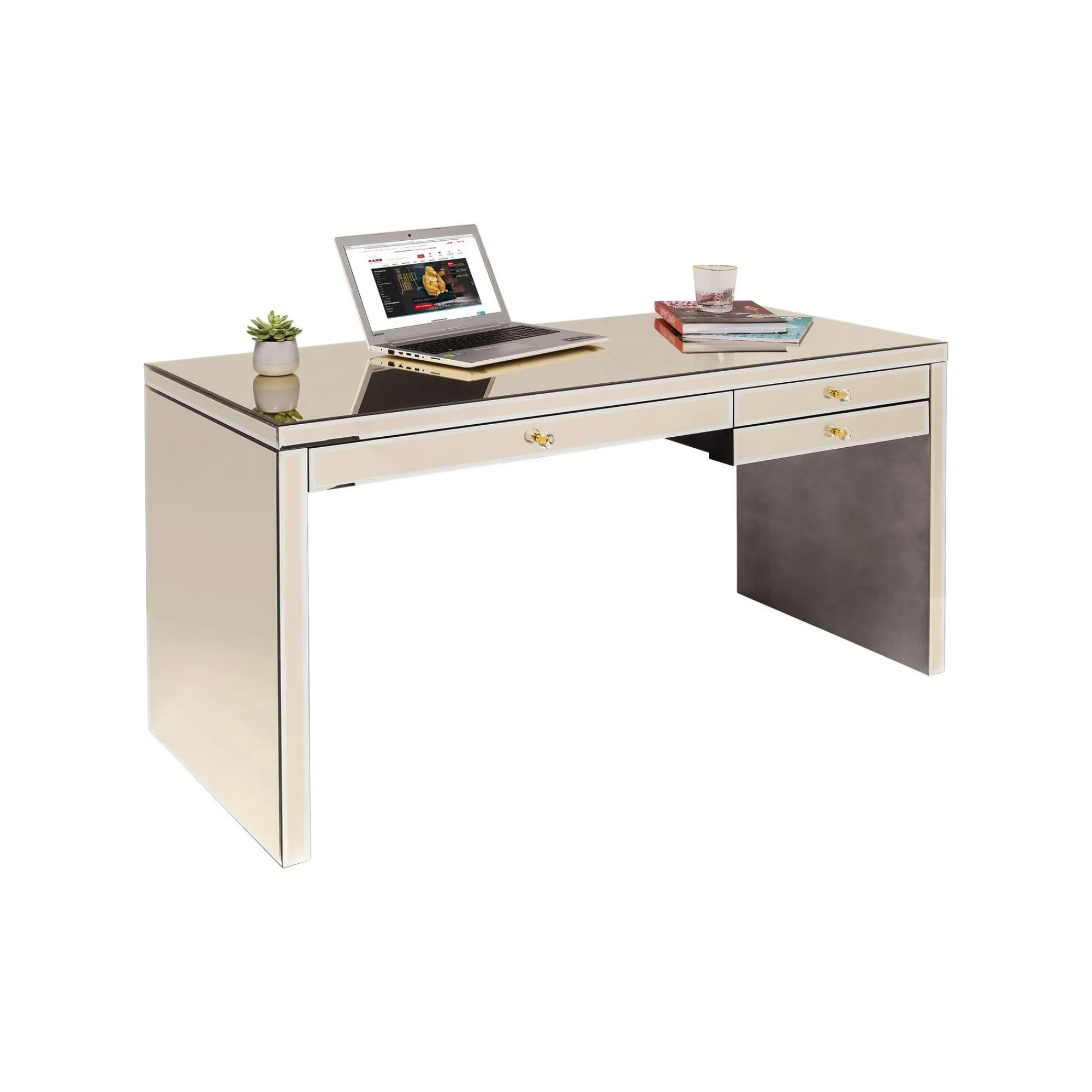 KARE Design Bureau Luxury Champagne 140x60cm ^ Bureau
