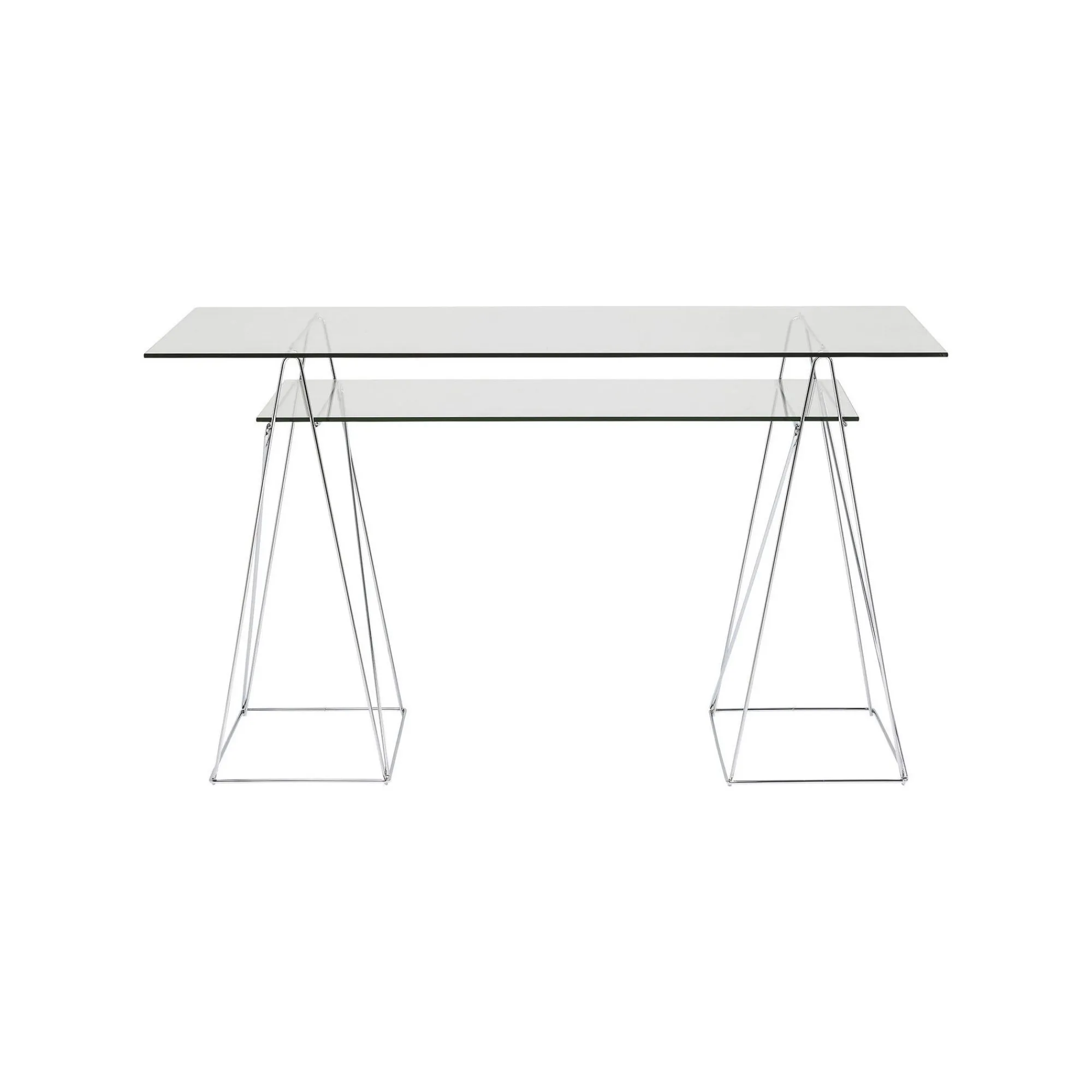 KARE Design Bureau Polar 135x65cm Chromé ^ Bureau