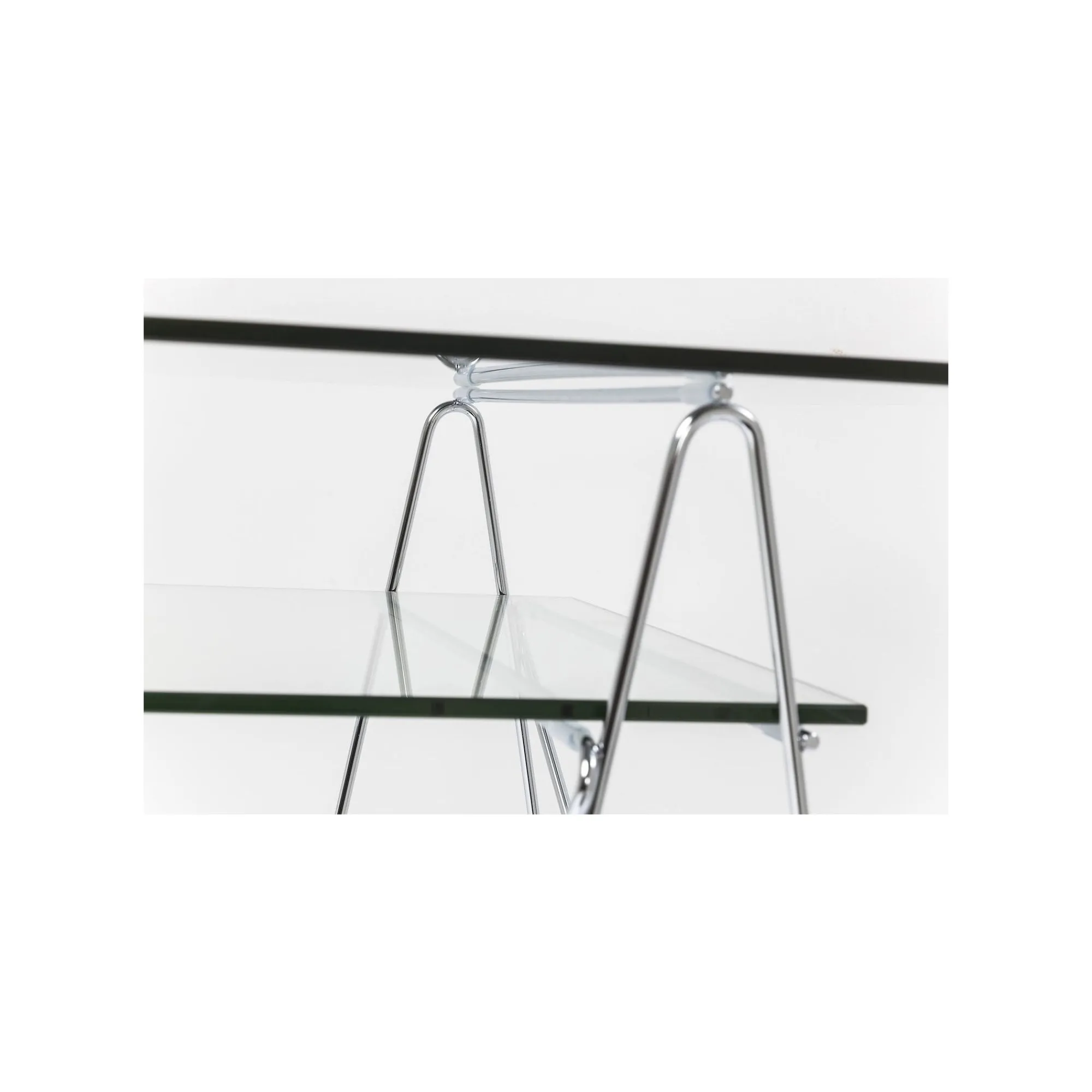 KARE Design Bureau Polar 135x65cm Chromé ^ Bureau