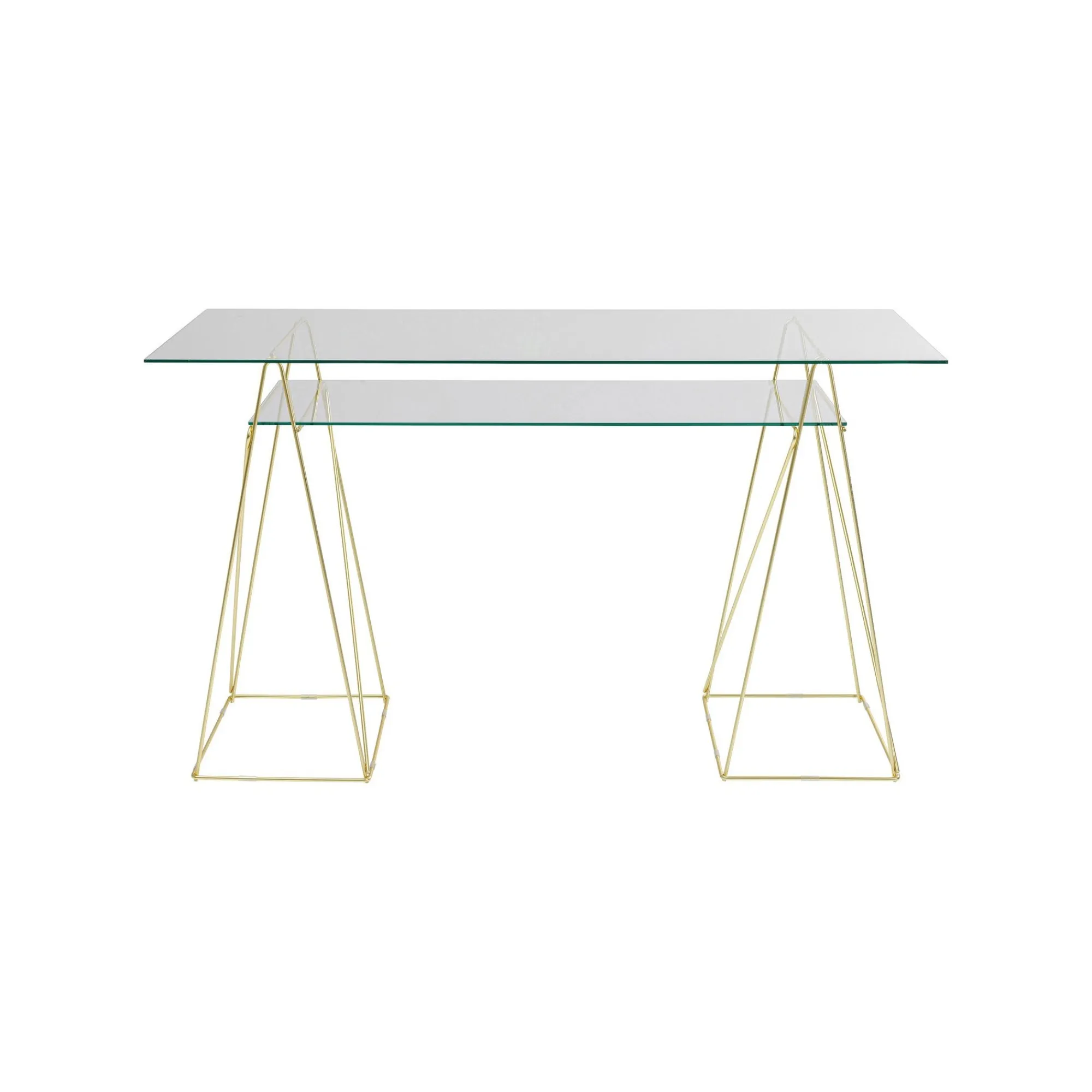 KARE Design Bureau Polar 135x65cm Doré ^ Bureau