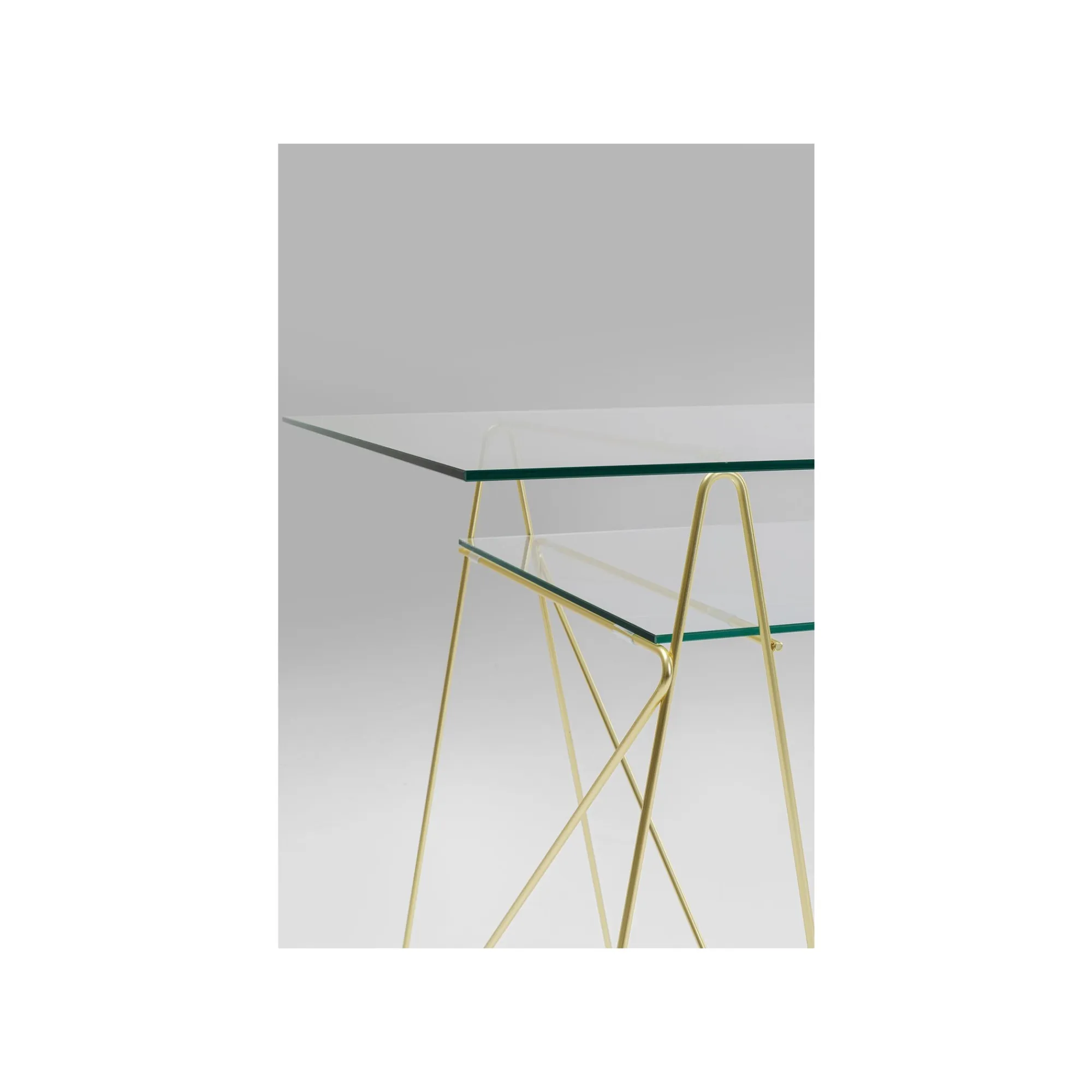 KARE Design Bureau Polar 135x65cm Doré ^ Bureau
