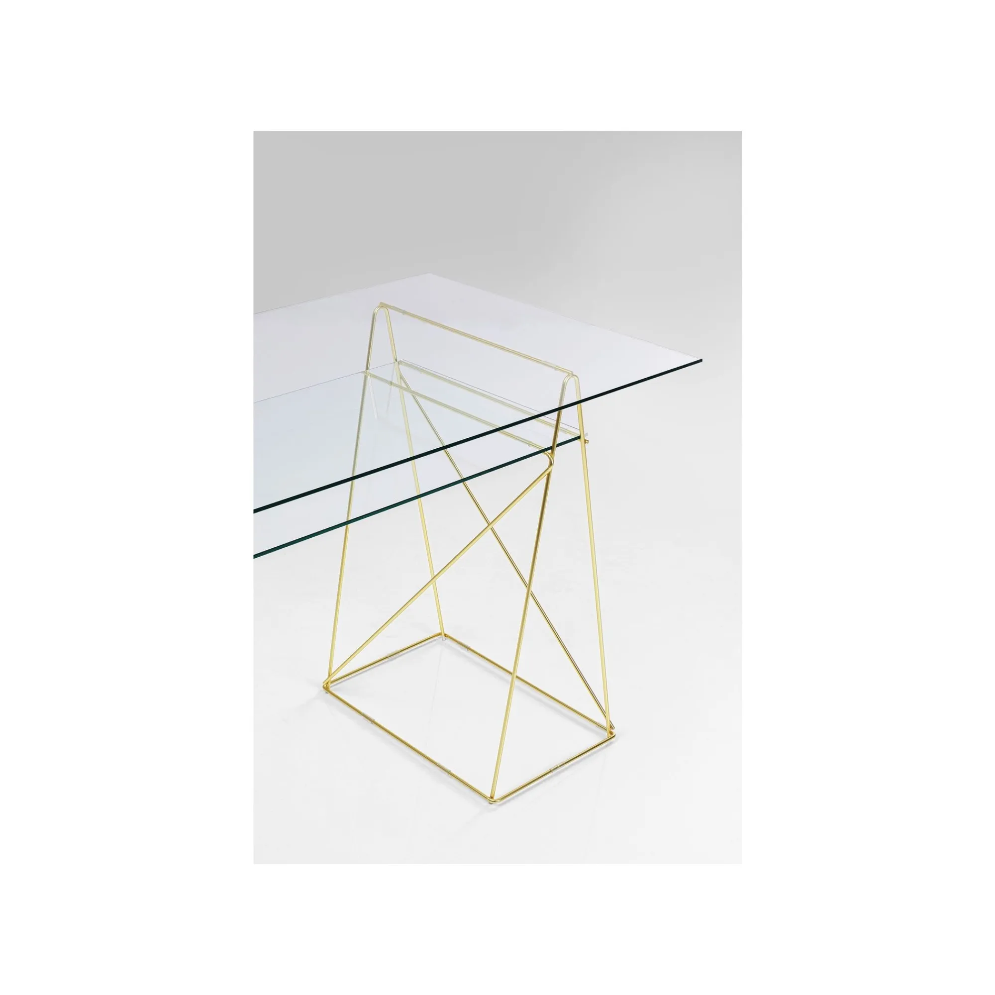 KARE Design Bureau Polar 135x65cm Doré ^ Bureau