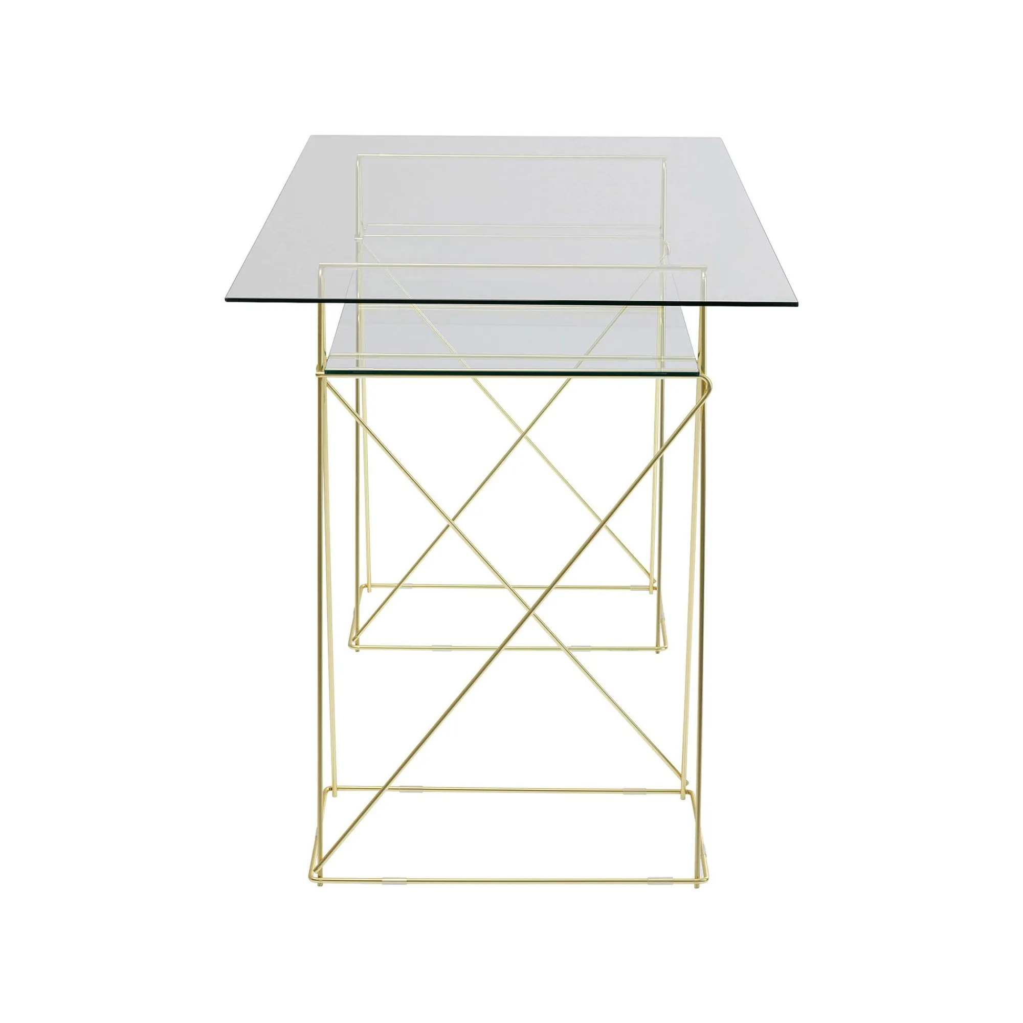 KARE Design Bureau Polar 135x65cm Doré ^ Bureau