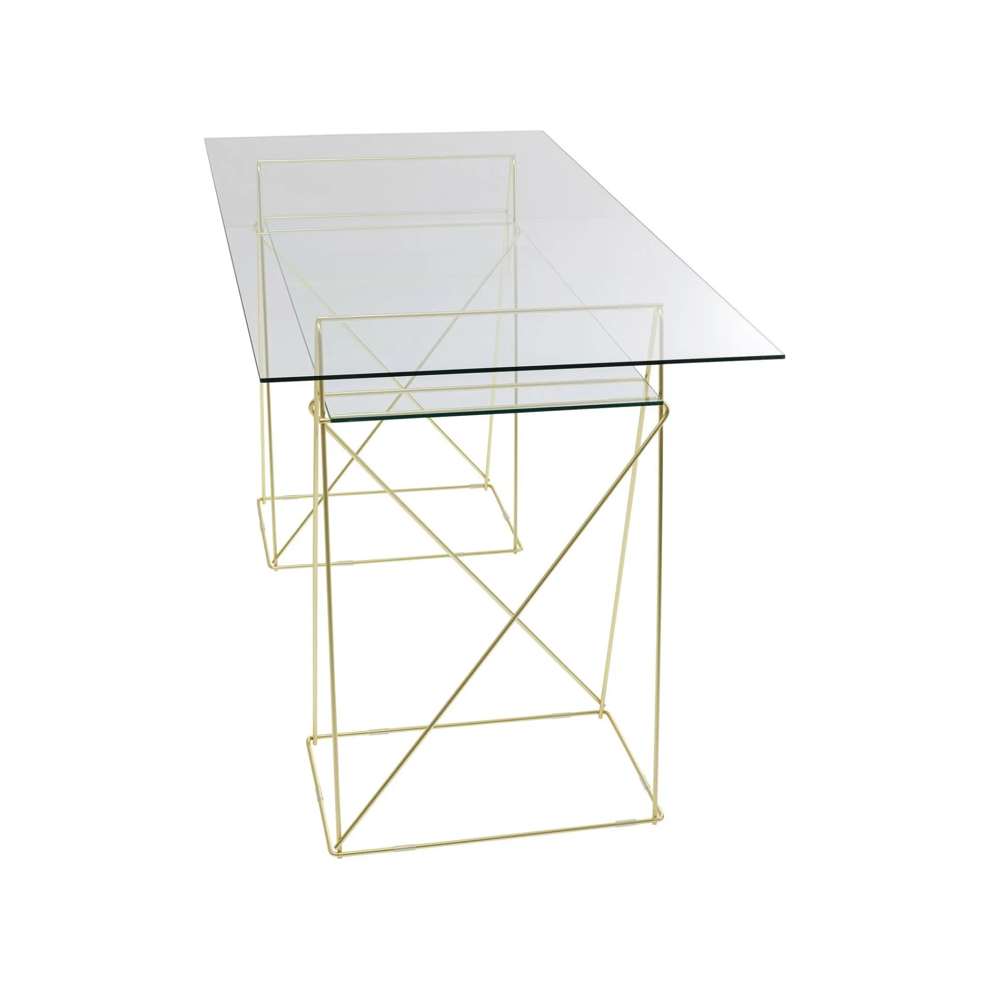 KARE Design Bureau Polar 135x65cm Doré ^ Bureau