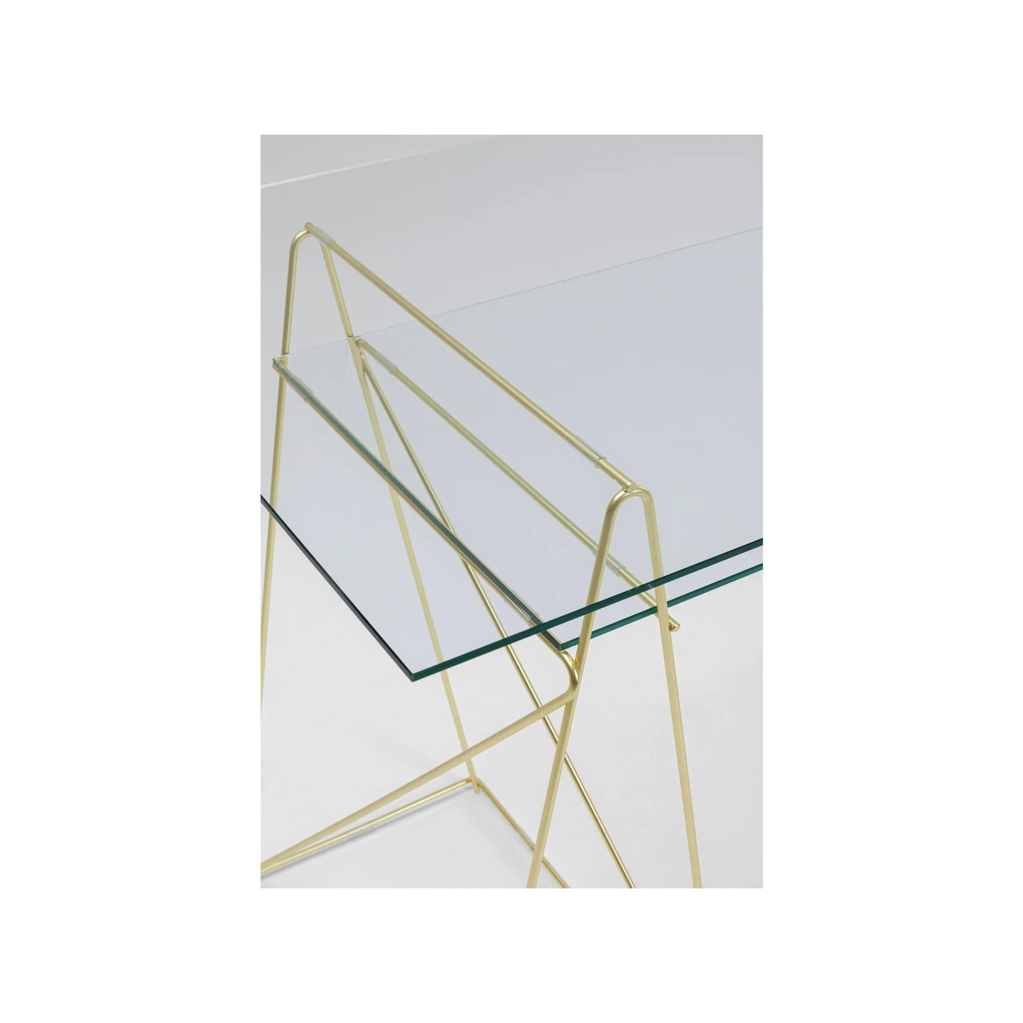 KARE Design Bureau Polar 135x65cm Doré ^ Bureau