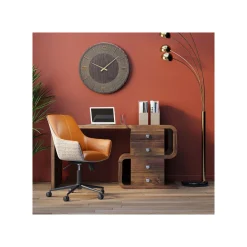 KARE Design Bureau Snake Noyer 4 Tiroirs 150x70cm ^ Bureau