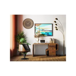 KARE Design Bureau Snake Noyer 4 Tiroirs 150x70cm ^ Bureau