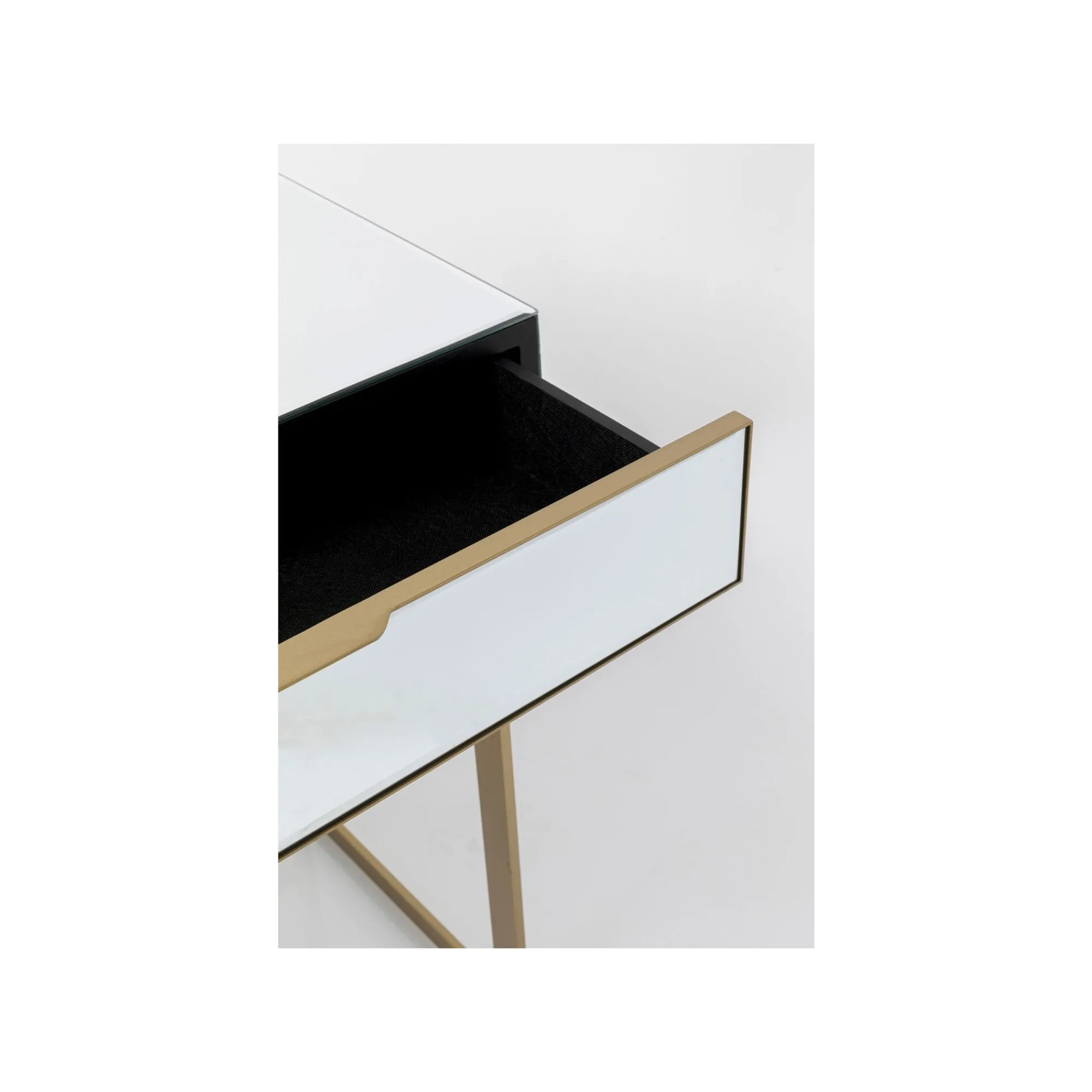 KARE Design Bureau Soran 120x50cm Doré ^ Bureau