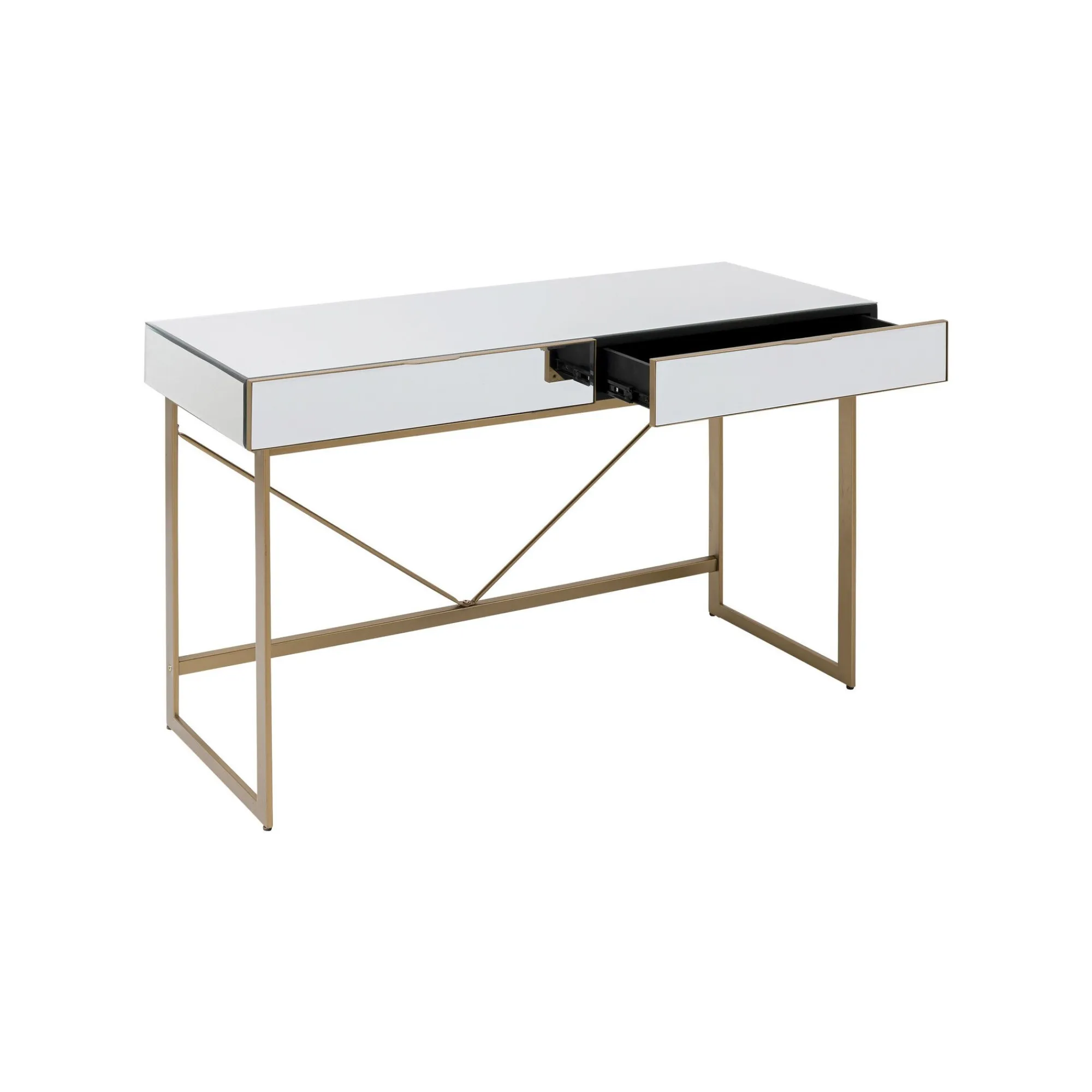 KARE Design Bureau Soran 120x50cm Doré ^ Bureau