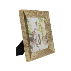 KARE Design Cadre Photo Coccodrillo Doré 22x27cm ^ Cadre Photo
