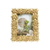 KARE Design Cadre Photo Flower Fleurs Dorées 21x26cm ^ Cadre Photo