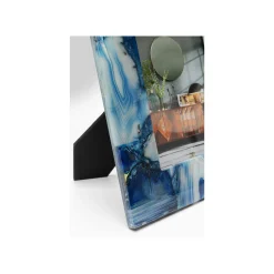 KARE Design Cadre Photo Francis Bleu 20x25cm ^ Cadre Photo