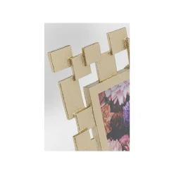 KARE Design Cadre Photo Stuno 32x39cm Doré ^ Cadre Photo