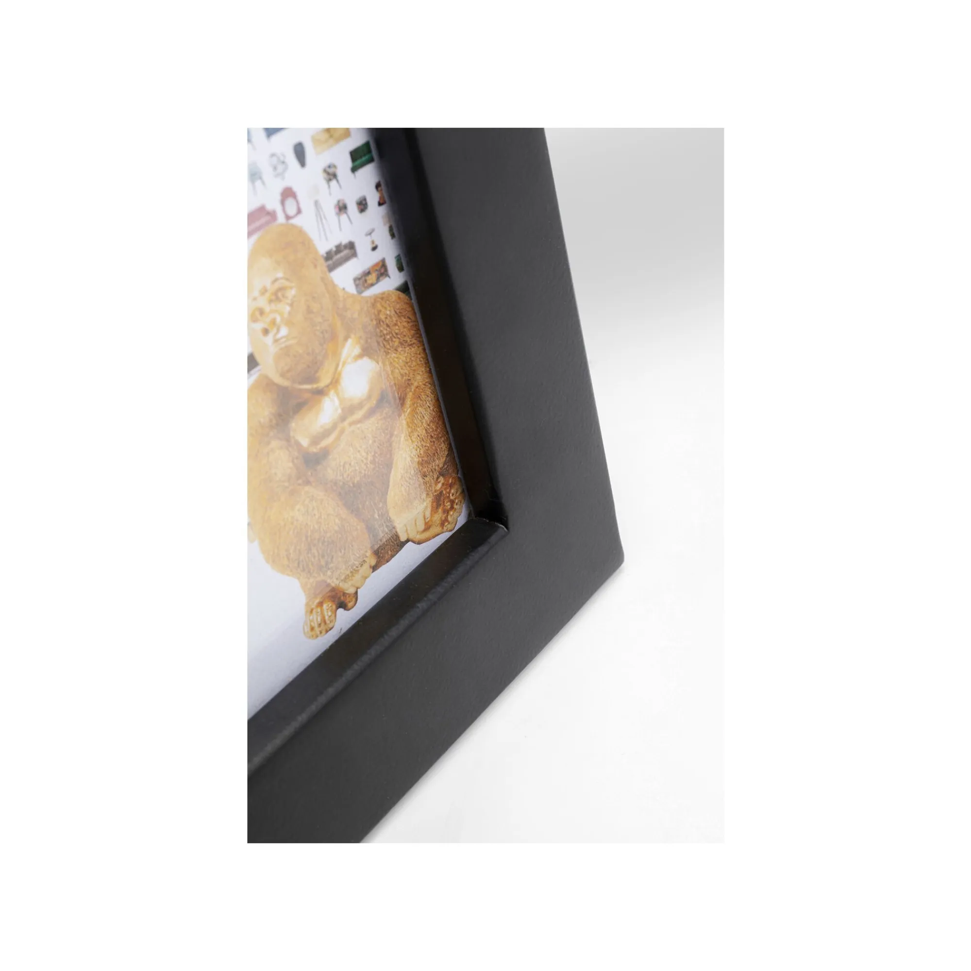 KARE Design Cadre Photo Tigre 24x29cm Noir Et Doré ^ Cadre Photo