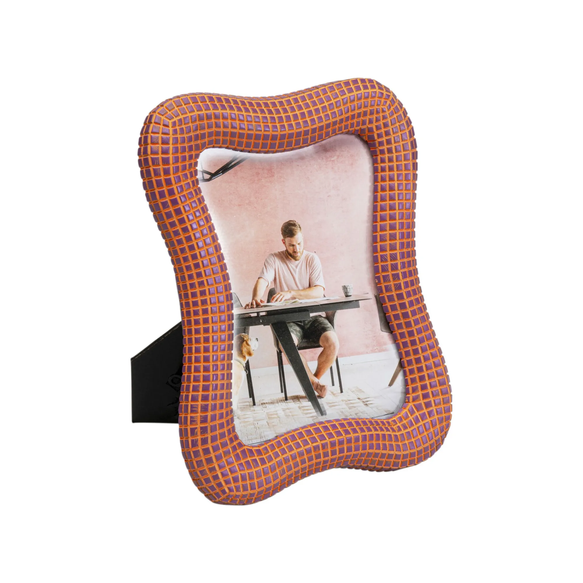 KARE Design Cadre Photo Wavy 18x23cm Orange ^ Cadre Photo