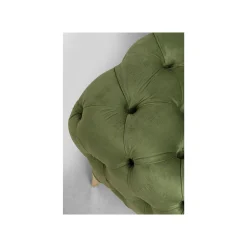 KARE Design Canapé Bellissima 3 Places Velours Vert ^ Canapé & Banquette