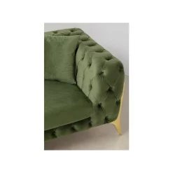 KARE Design Canapé Bellissima 2 Places Velours Vert ^ Canapé & Banquette