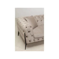 KARE Design Canapé Bellissima 2 Places Velours Beige ^ Canapé & Banquette
