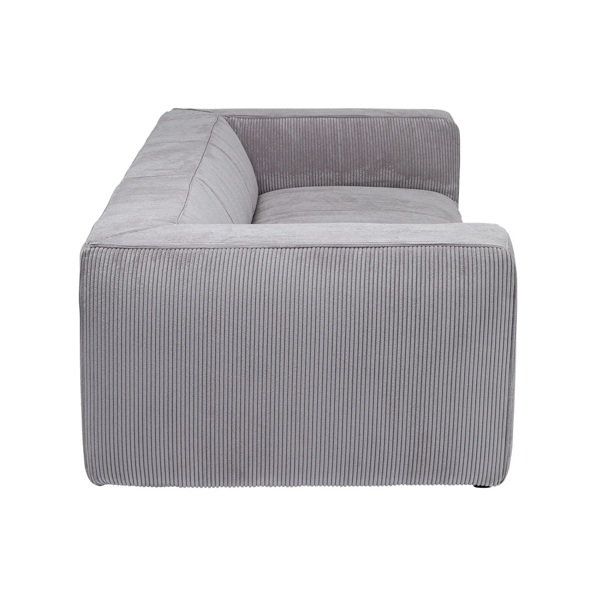 KARE Design Canapé Cubetto 3 Places Cord Gris Clair ^ Canapé & Banquette