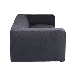 KARE Design Canapé Cubetto 3 Places Gris Foncé ^ Canapé & Banquette