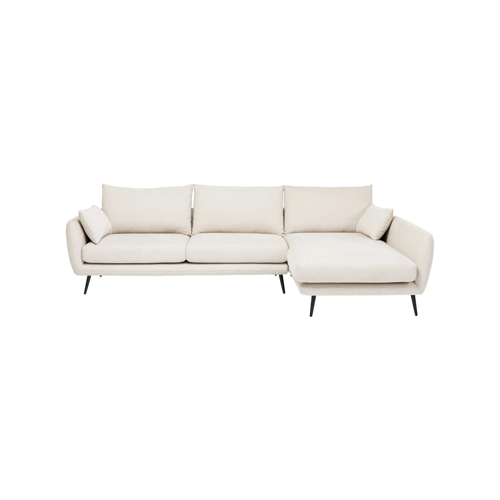 KARE Design Canapé D'angle Amalfi Droite Crème ^ Canapé & Banquette
