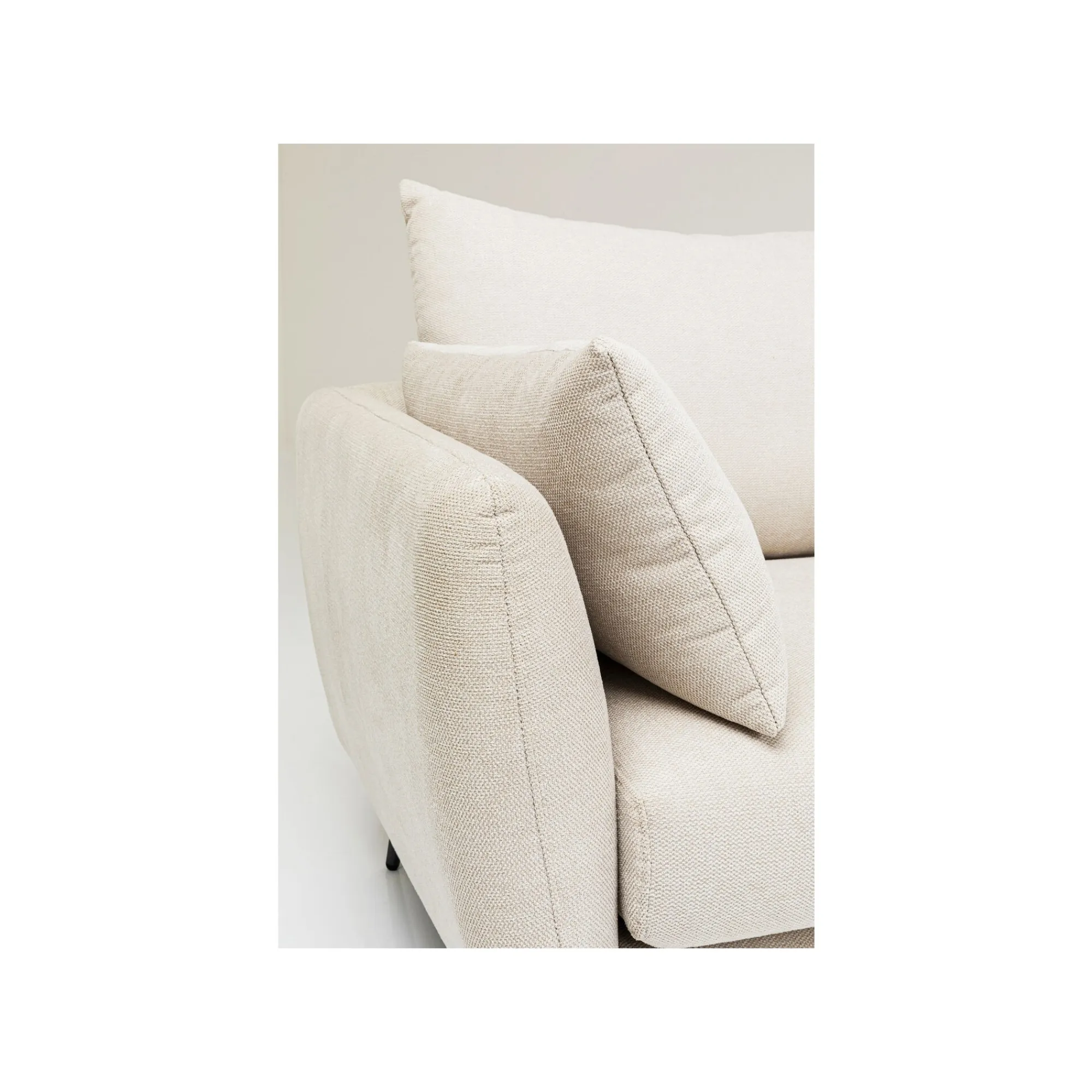 KARE Design Canapé D'angle Amalfi Droite Crème ^ Canapé & Banquette