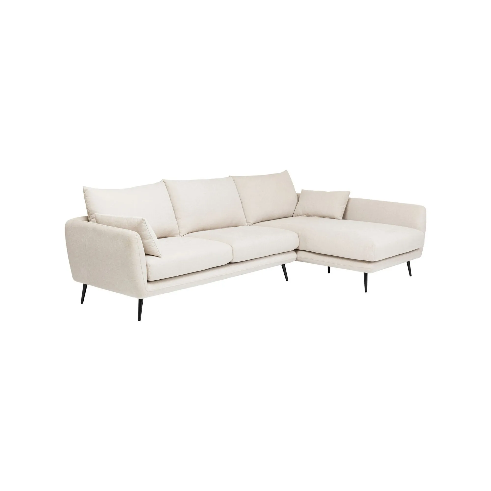 KARE Design Canapé D'angle Amalfi Droite Crème ^ Canapé & Banquette