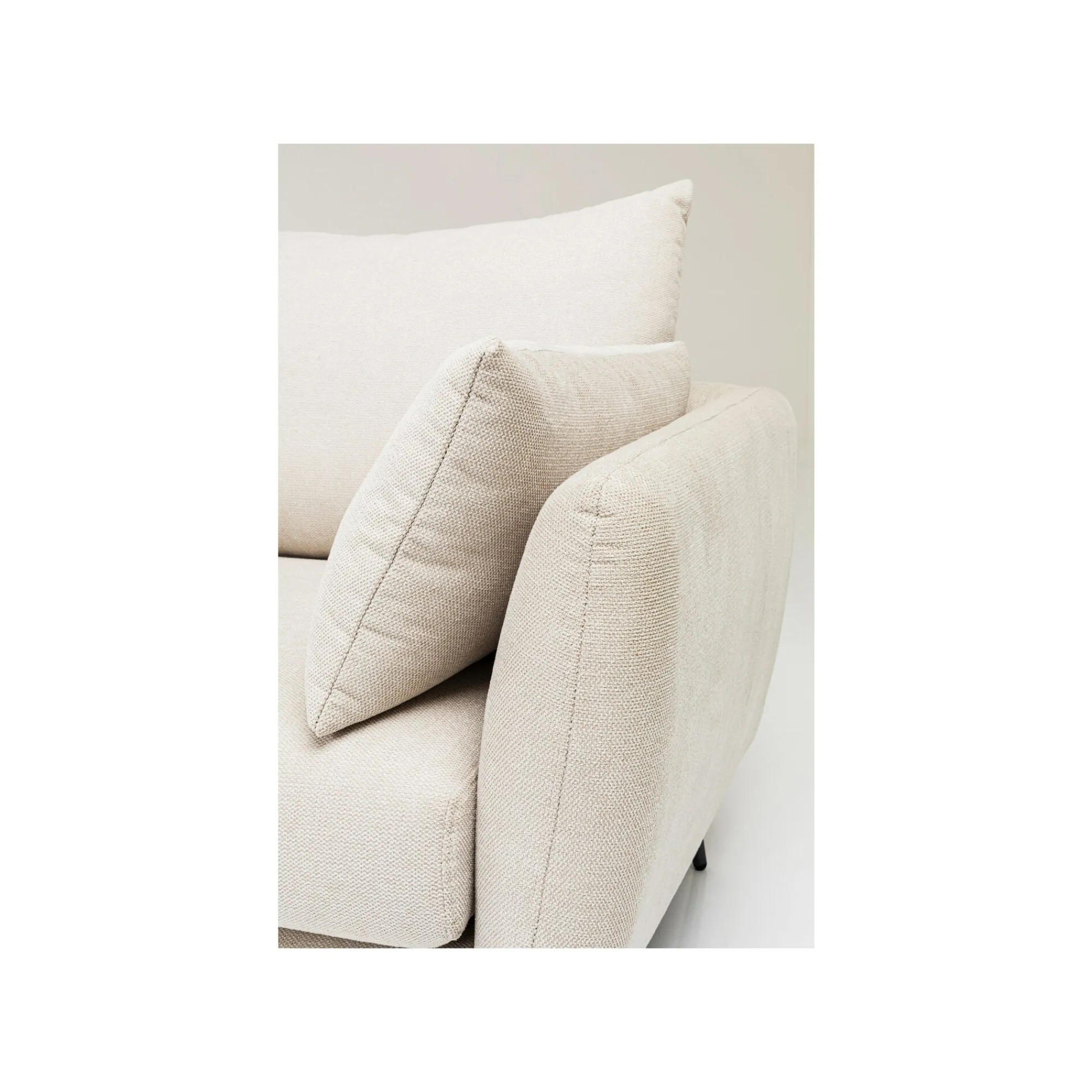 KARE Design Canapé D'angle Amalfi Gauche Crème ^ Canapé & Banquette