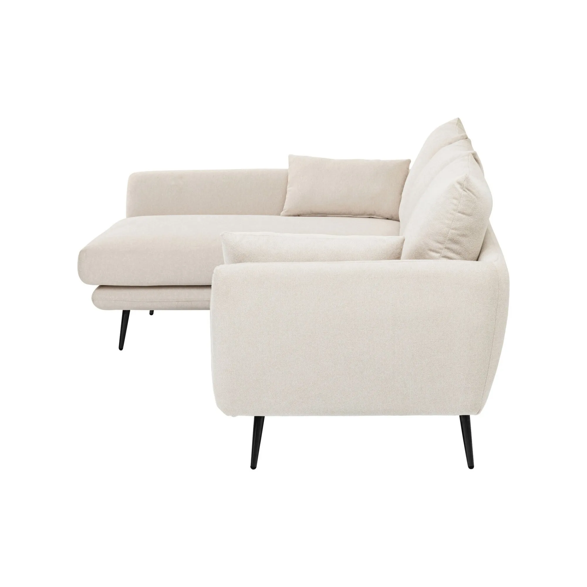KARE Design Canapé D'angle Amalfi Gauche Crème ^ Canapé & Banquette