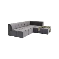 KARE Design Canapé D'angle Belami Droite Gris ^ Canapé & Banquette