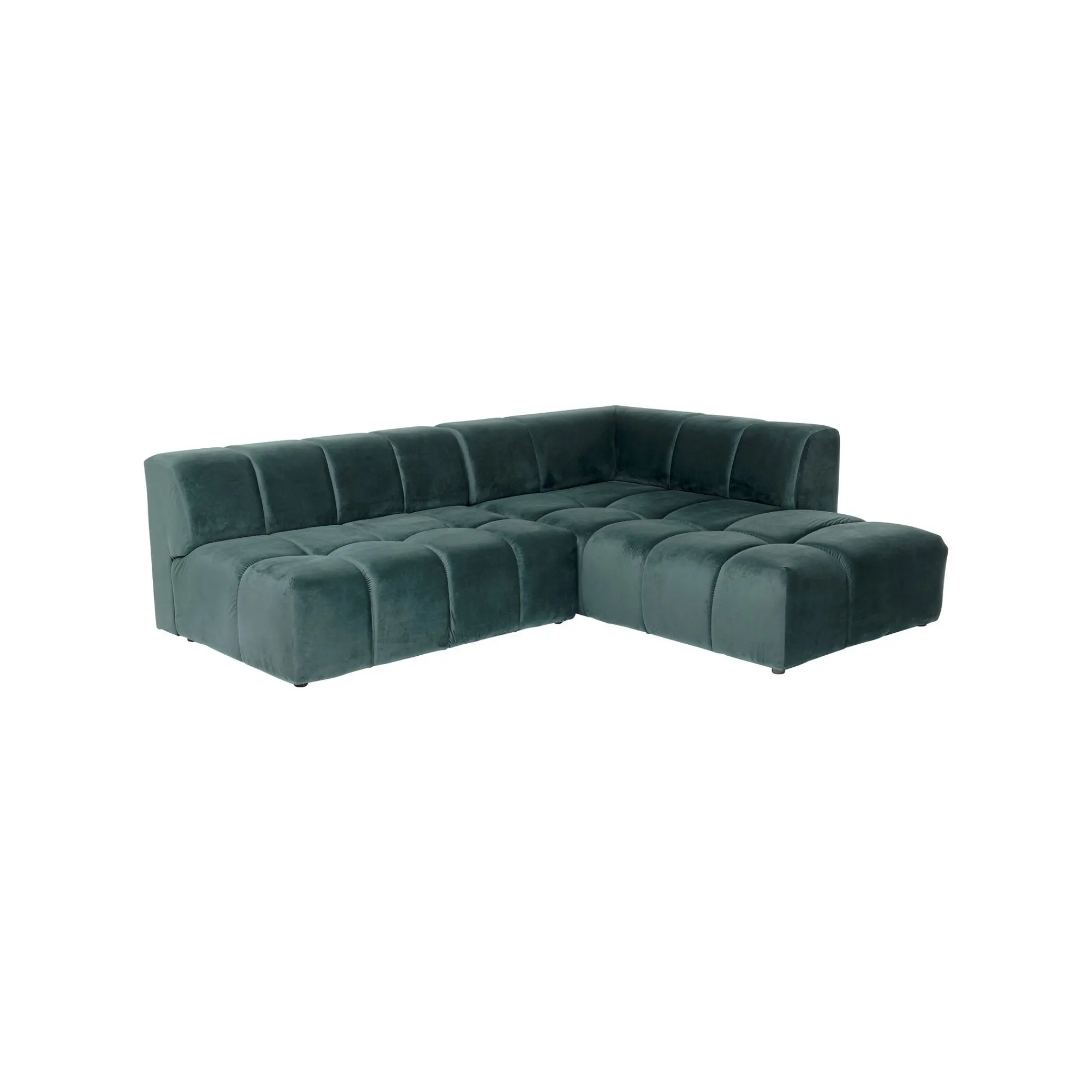 KARE Design Canapé D'angle Belami Droite Vert Foncé ^ Canapé & Banquette