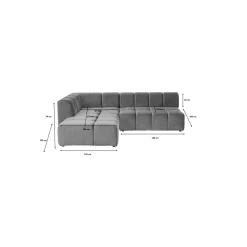 KARE Design Canapé D'angle Belami Gauche Vert Foncé ^ Canapé & Banquette