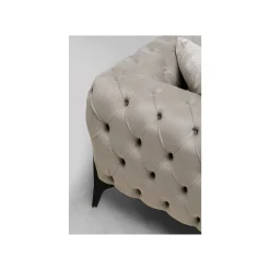 KARE Design Canapé D'angle Bellissima Droite Velours Beige ^ Canapé & Banquette