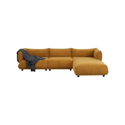 KARE Design Canapé D'angle Droite Gigi Marron ^ Canapé & Banquette