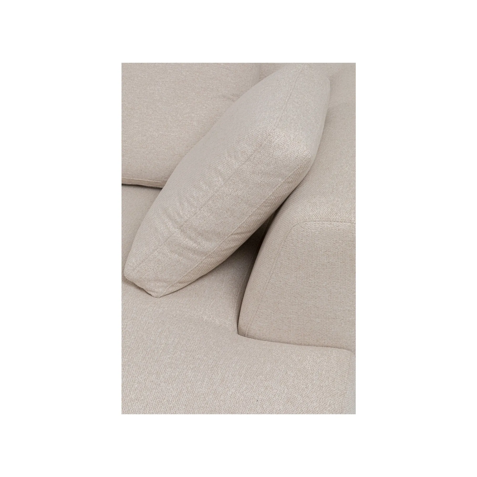 KARE Design Canapé D'angle Gianna 290cm Droite Crème ^ Canapé & Banquette