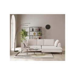 KARE Design Canapé D'angle Gianna 290cm Droite Crème ^ Canapé & Banquette