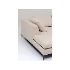 KARE Design Canapé D'angle Gianna 290cm Gauche Crème ^ Canapé & Banquette