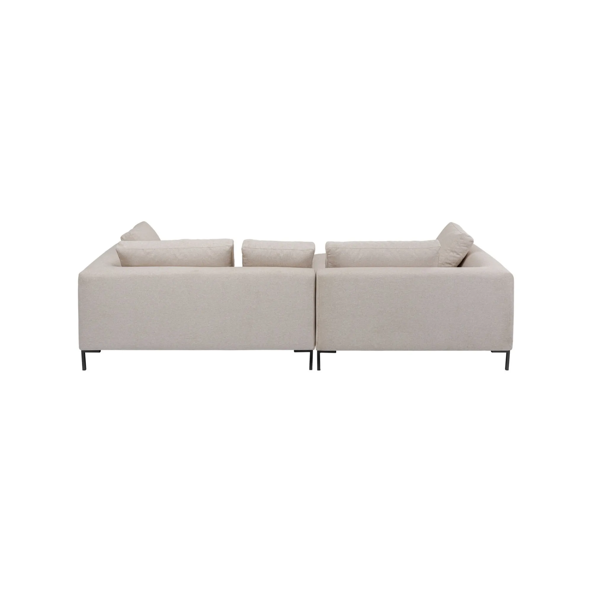 KARE Design Canapé D'angle Gianna 290cm Gauche Crème ^ Canapé & Banquette