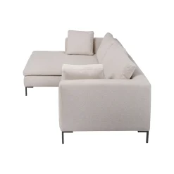 KARE Design Canapé D'angle Gianna 290cm Gauche Crème ^ Canapé & Banquette