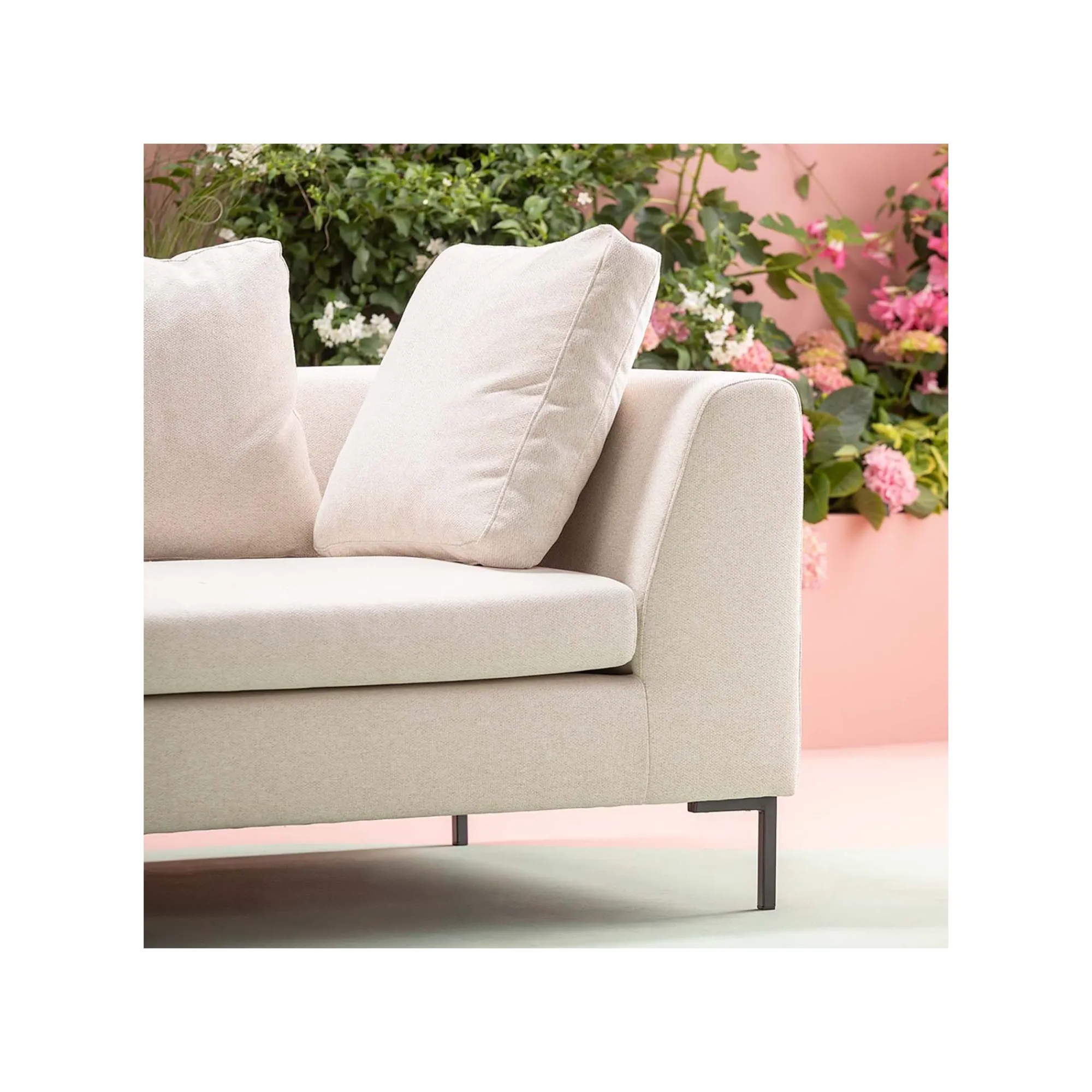 KARE Design Canapé D'angle Gianna 290cm Gauche Crème ^ Canapé & Banquette