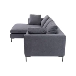 KARE Design Canapé D'angle Gianna 290cm Gauche Gris Foncé ^ Canapé & Banquette