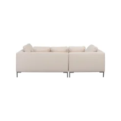 KARE Design Canapé D'angle Gianna 250cm Gauche Crème ^ Canapé & Banquette